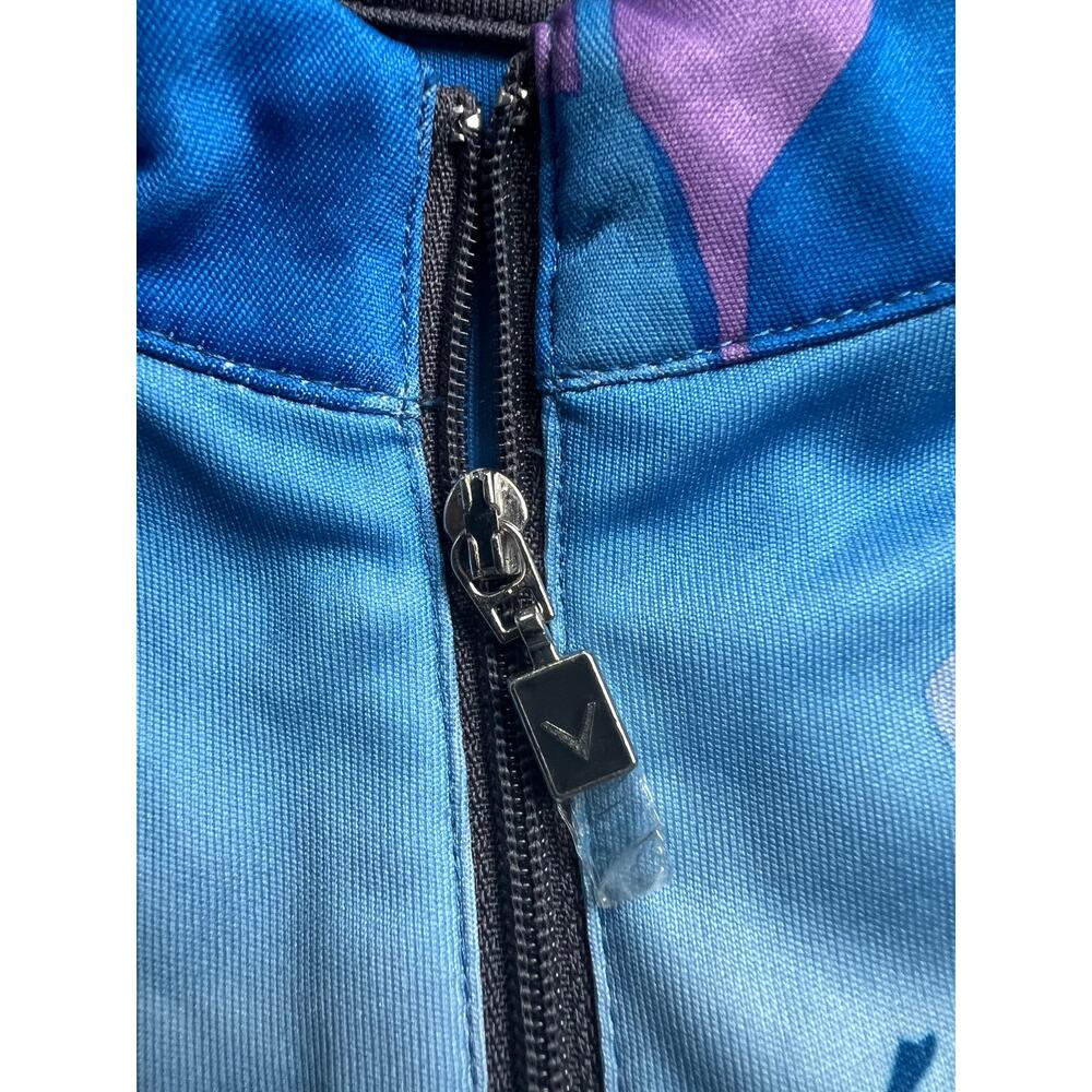 Callaway Womens Size Medium Opti-Dri Golf Tennis Athletic Dress Blue Sea Star - Picture 11 of 13